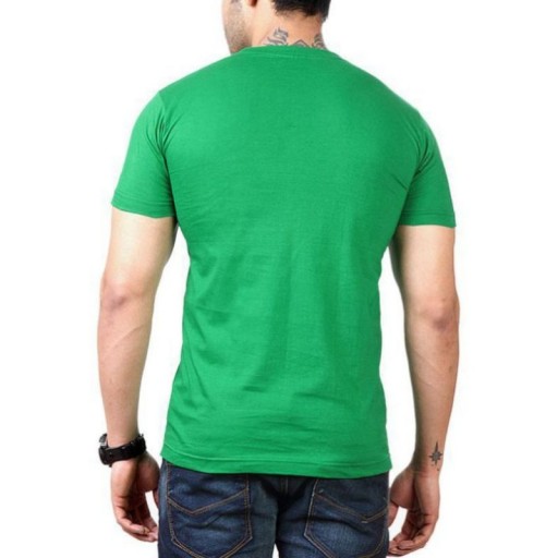 Green Round Neck T Shirt Apparel