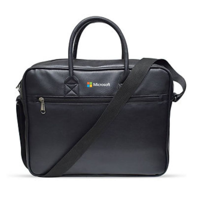 Premium Leatherette laptop sling Bag