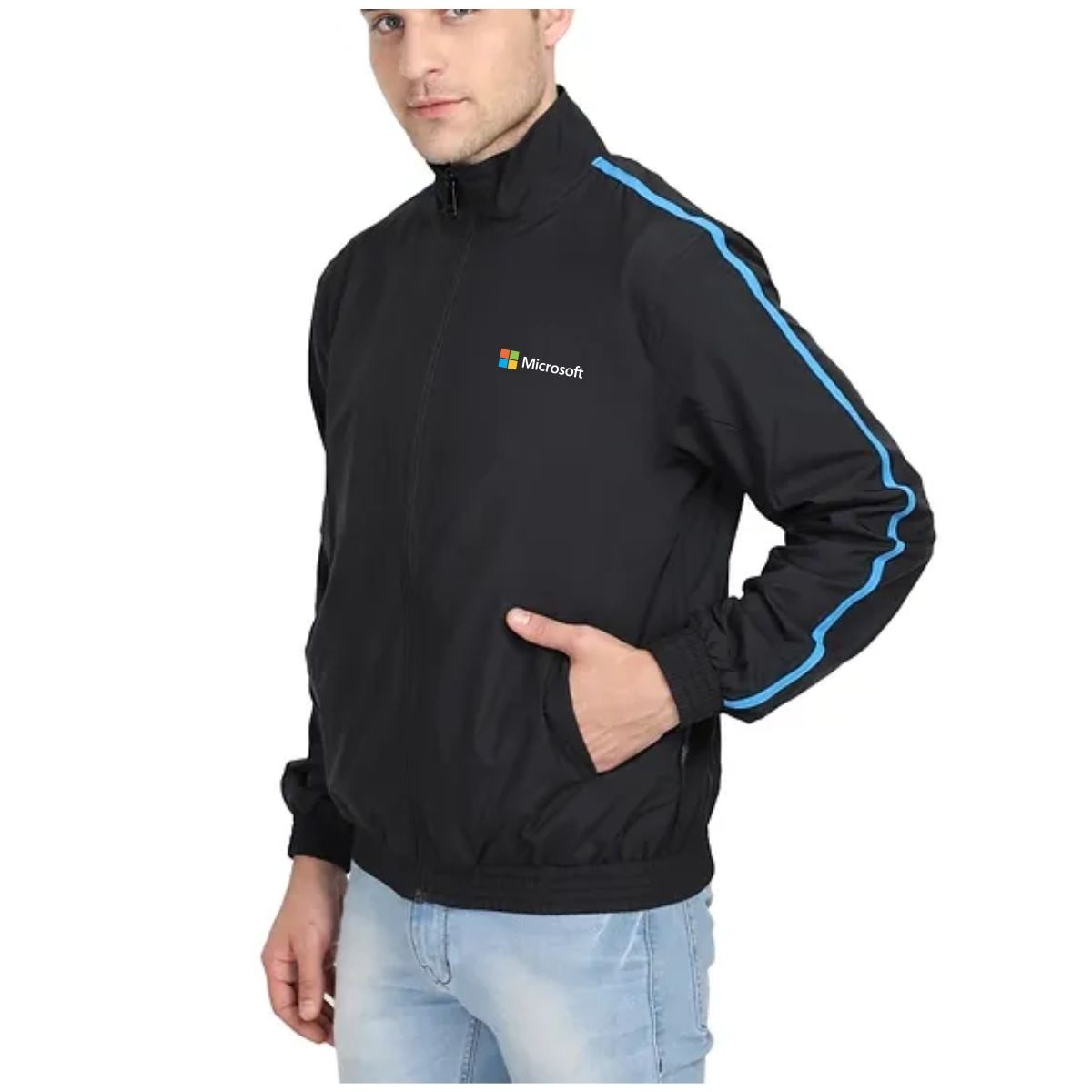 Mark & Spencer Black/blue Windcheater