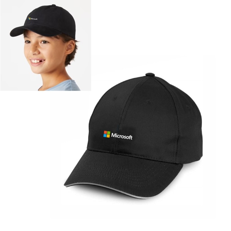 Kids Cap (8-13 years)- Black