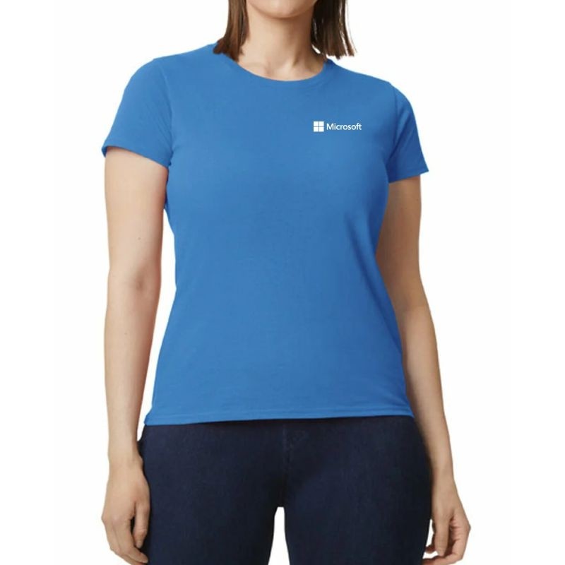 Gildan Midweight Round Neck Tshirt Women- Royal Blue