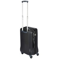 Delsey Misam ABS 55 Cm 4 Wheels Black Cabin Hard Suitcase