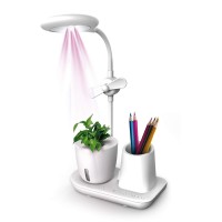 Desk Lamp with UV Light Plant Pot Holder