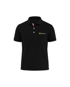 Swiss Military Premium Sports Polo Dri-Fit tshirt- Black
