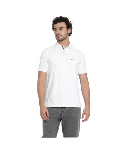 Swiss Military Premium Sports Polo Dri-Fit tshirt- White