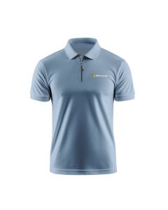 Bonnaty Mens Polo Tshirt With 1/4 Zip