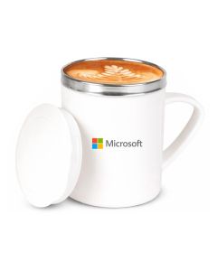 CurveSip Mini Steel mug with Convex Lid